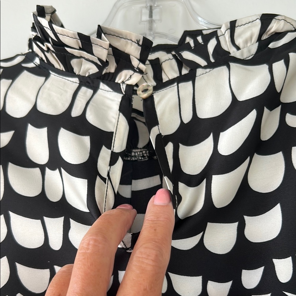 Raina Dress in Black and White - Picture 8 of 13